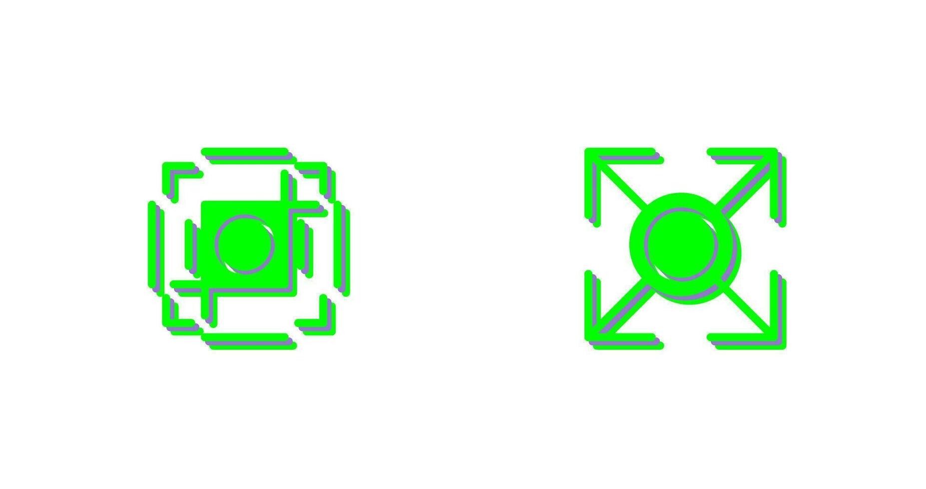 crop and expand Icon vector