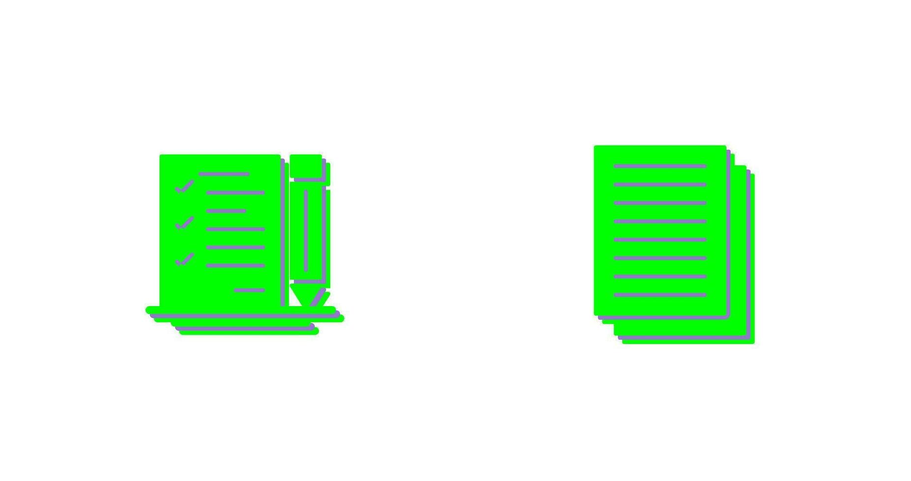 Agreement and Document Icon vector