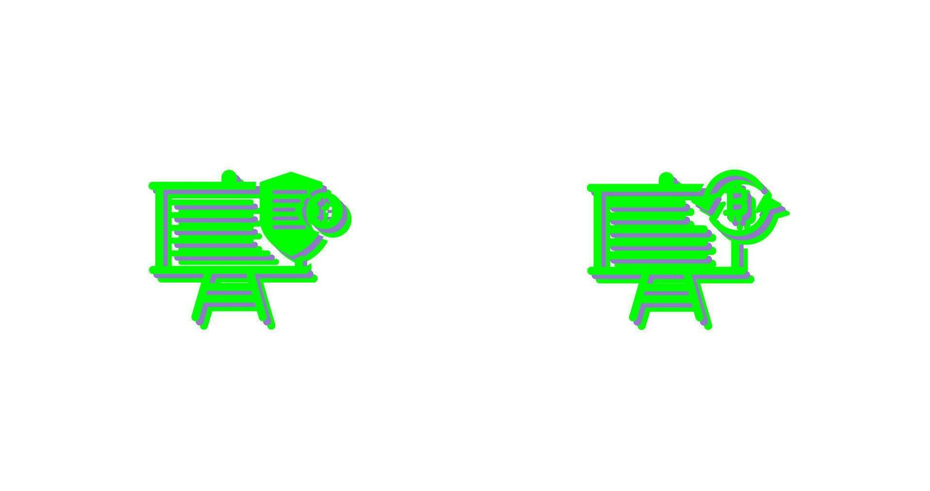 Presentation and Arrows Icon vector