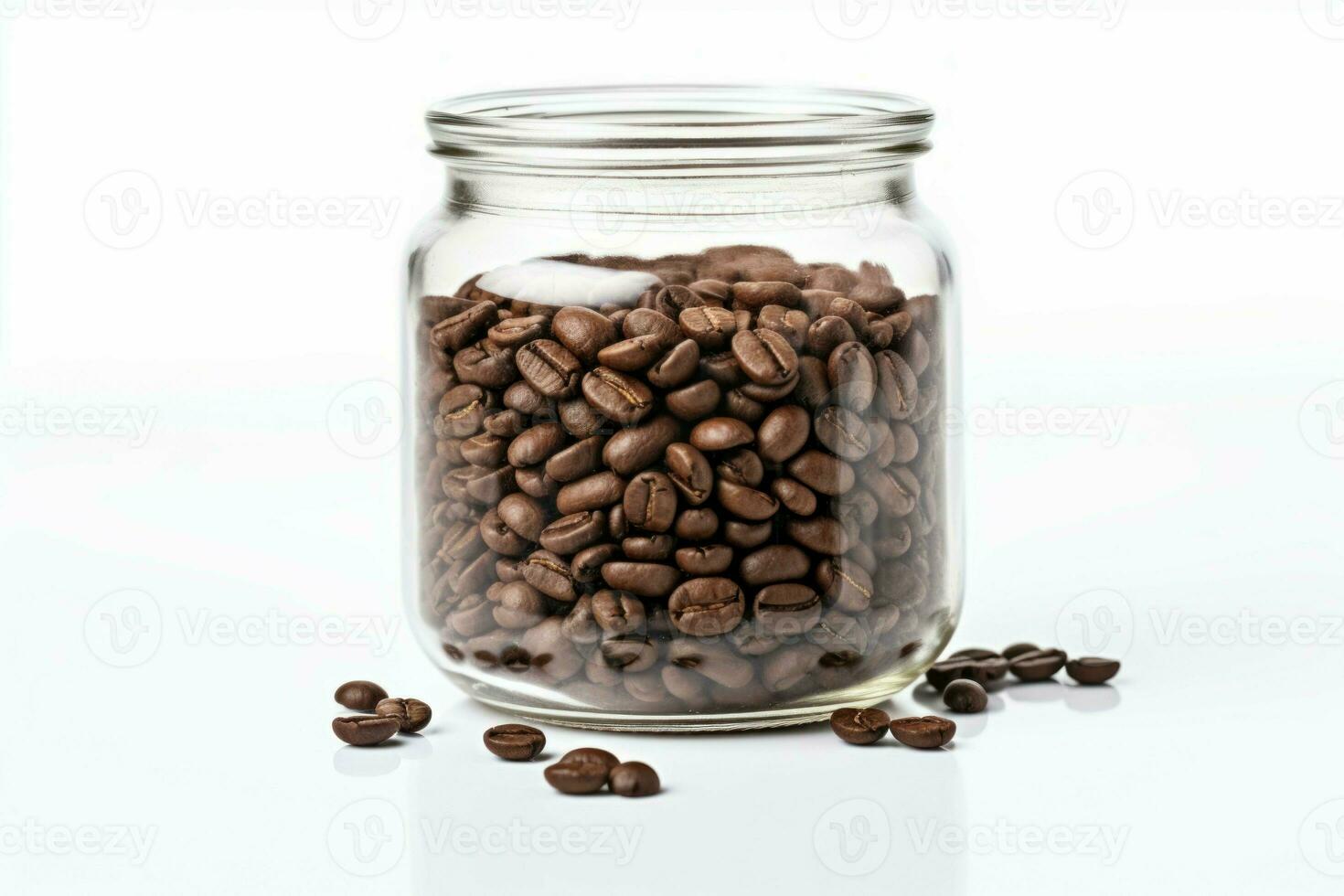 Whole Coffee beans. Generate Ai photo