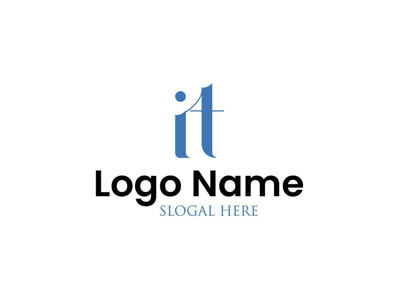 letra logo vector modelo