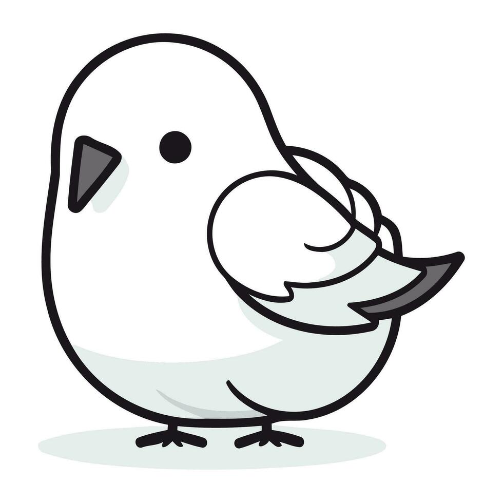 cute bird icon design. vector illustration eps10 graphic flat