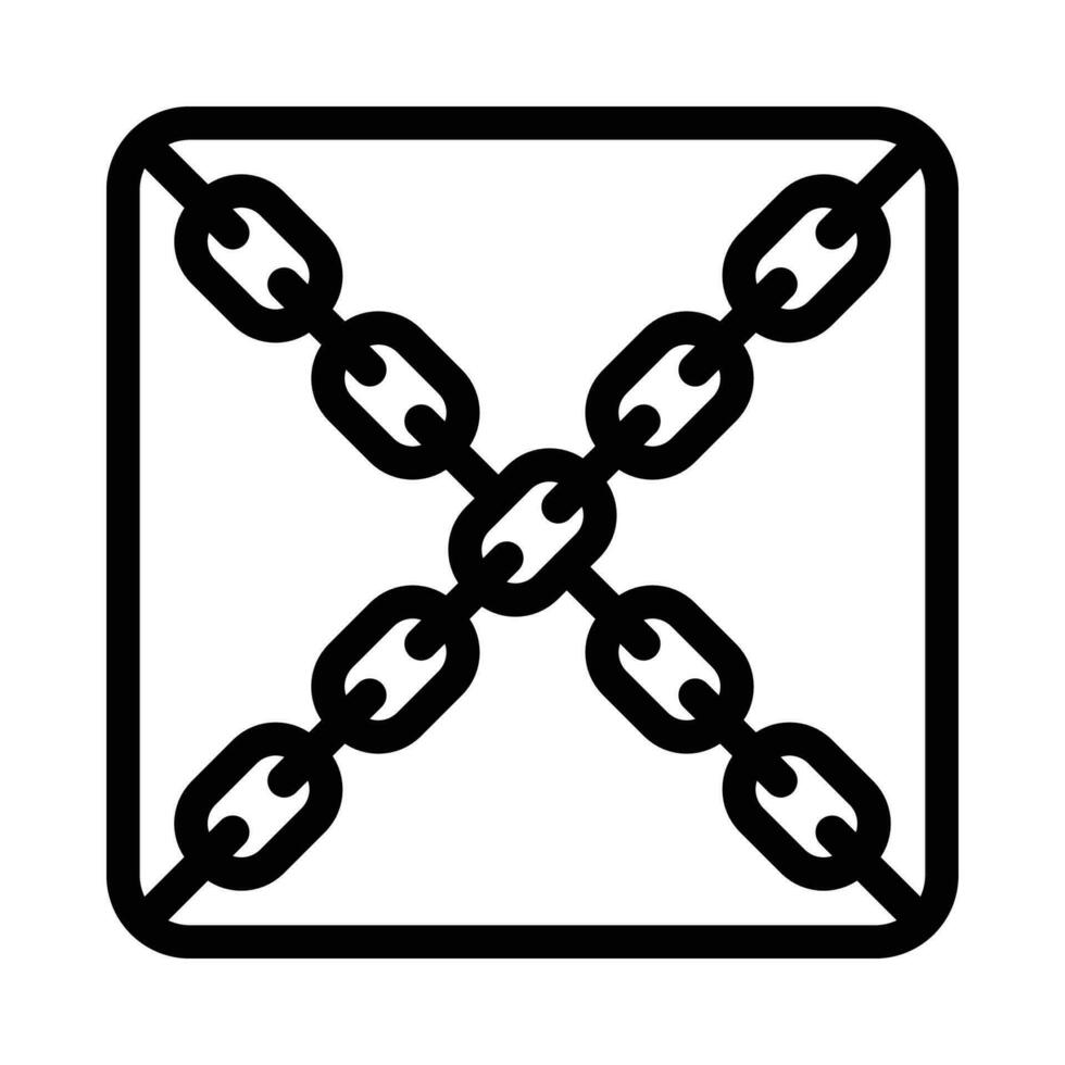 chain symbol icon vector