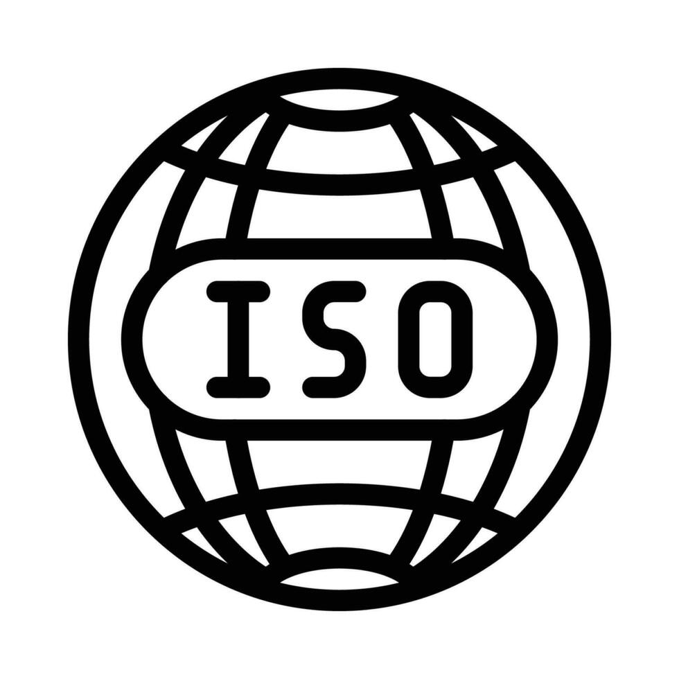 iso symbol icon vector