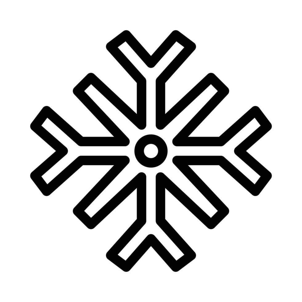 frozen symbol icon vector