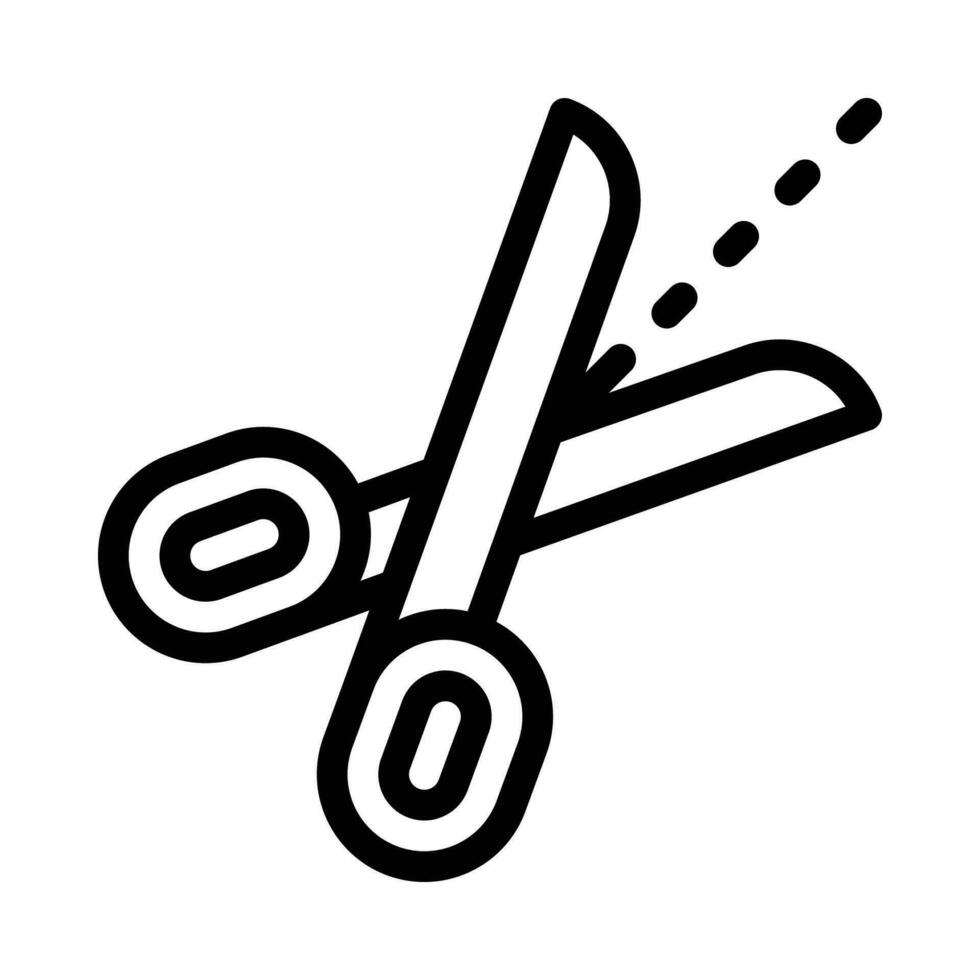 corte símbolo icono vector