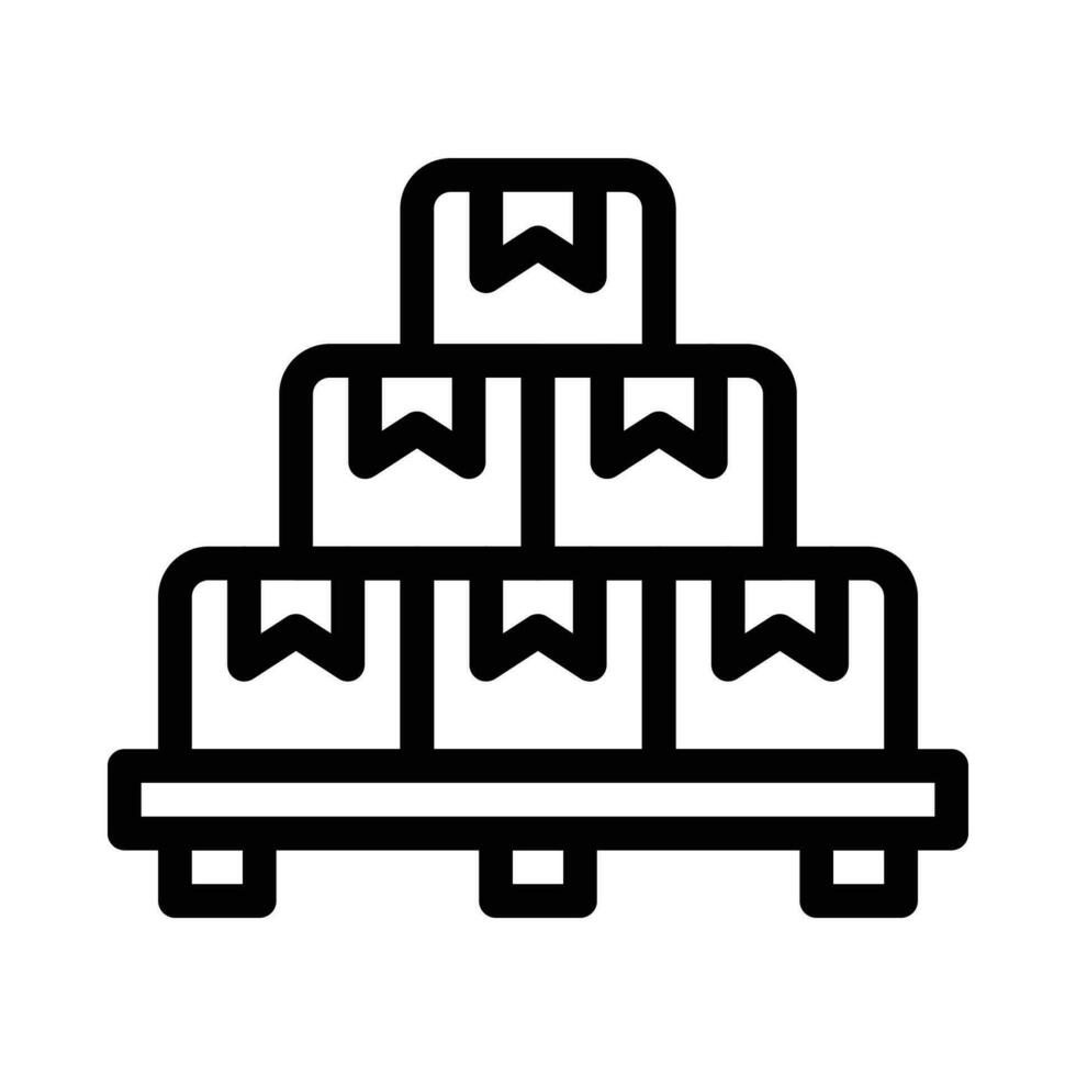 pallet symbol icon vector