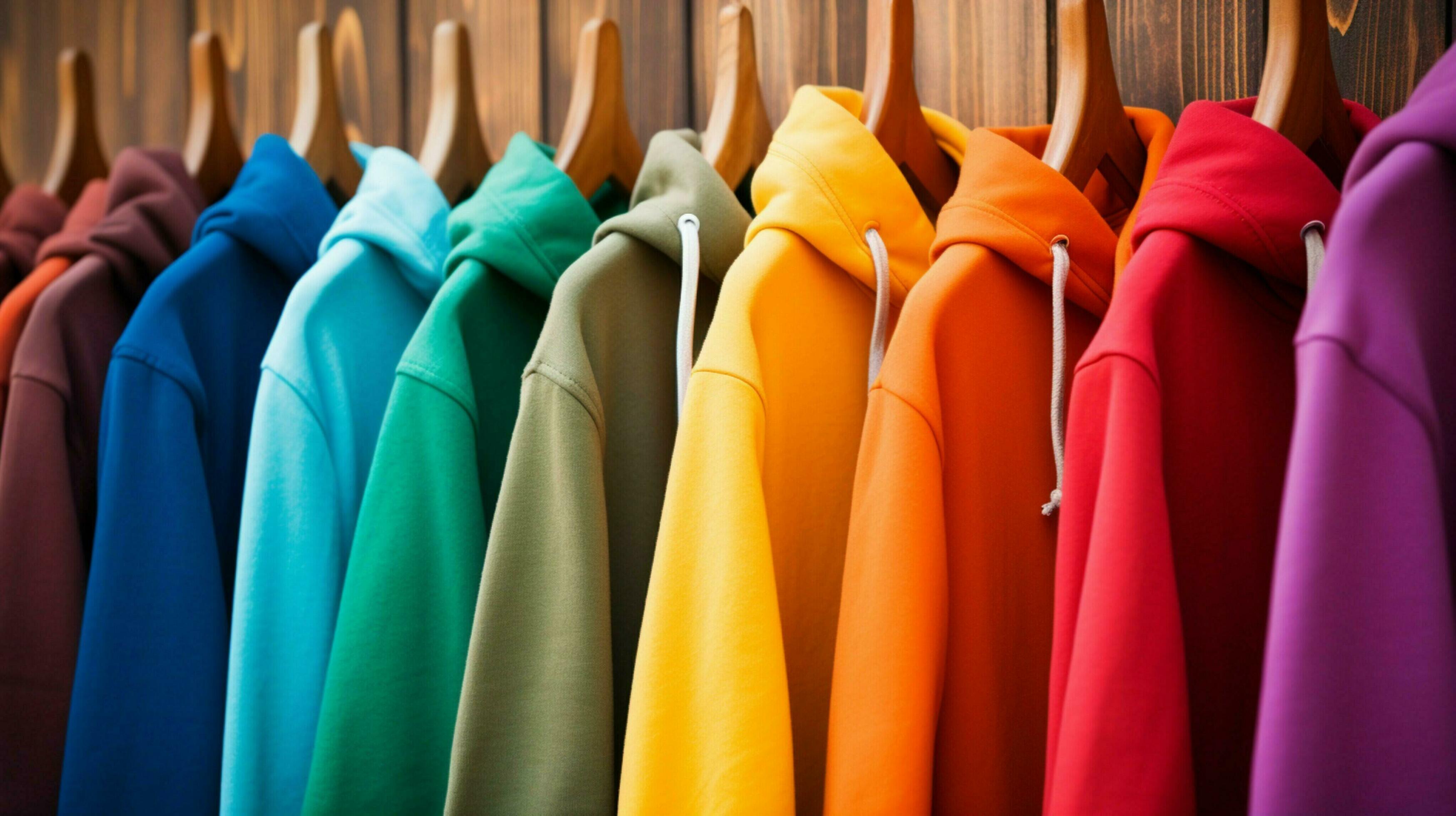 Different color hoodies 2025