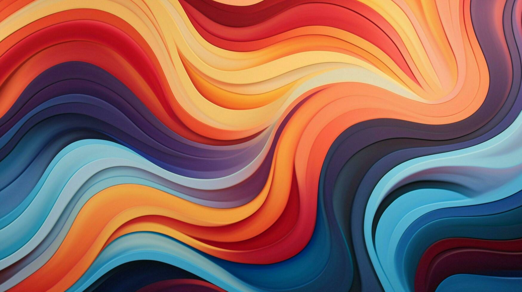 abstract backdrop with modern wave pattern creativity photo