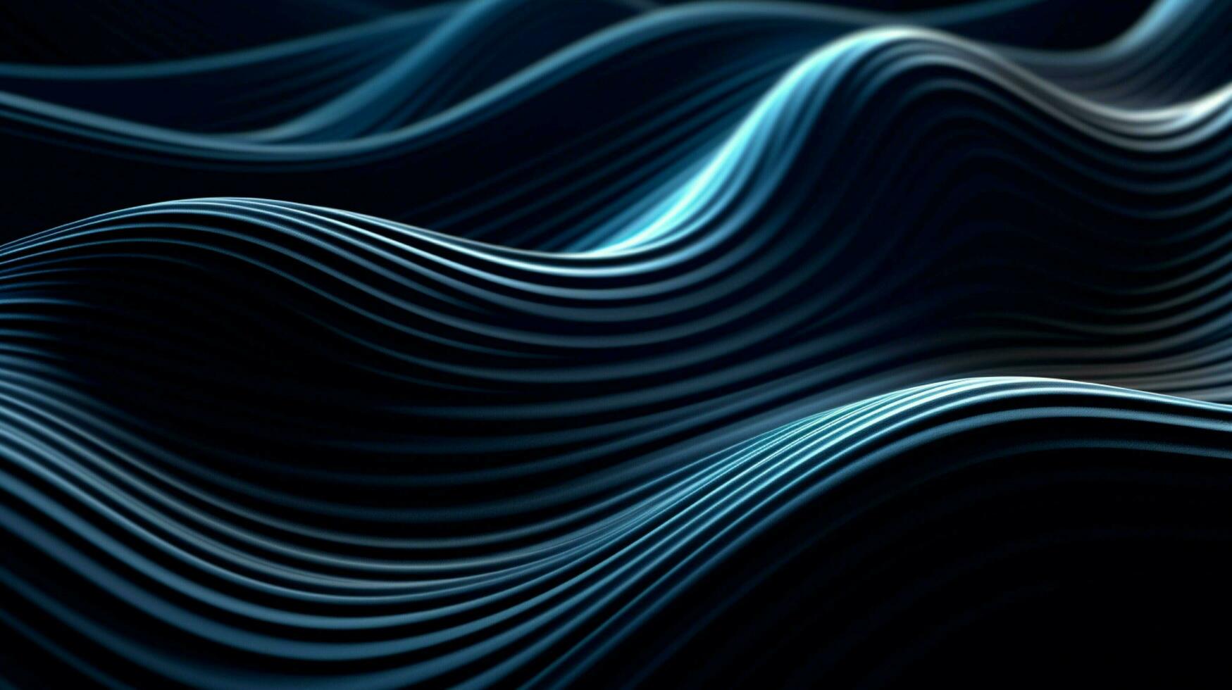 abstract design wave pattern creates futuristic elegance photo