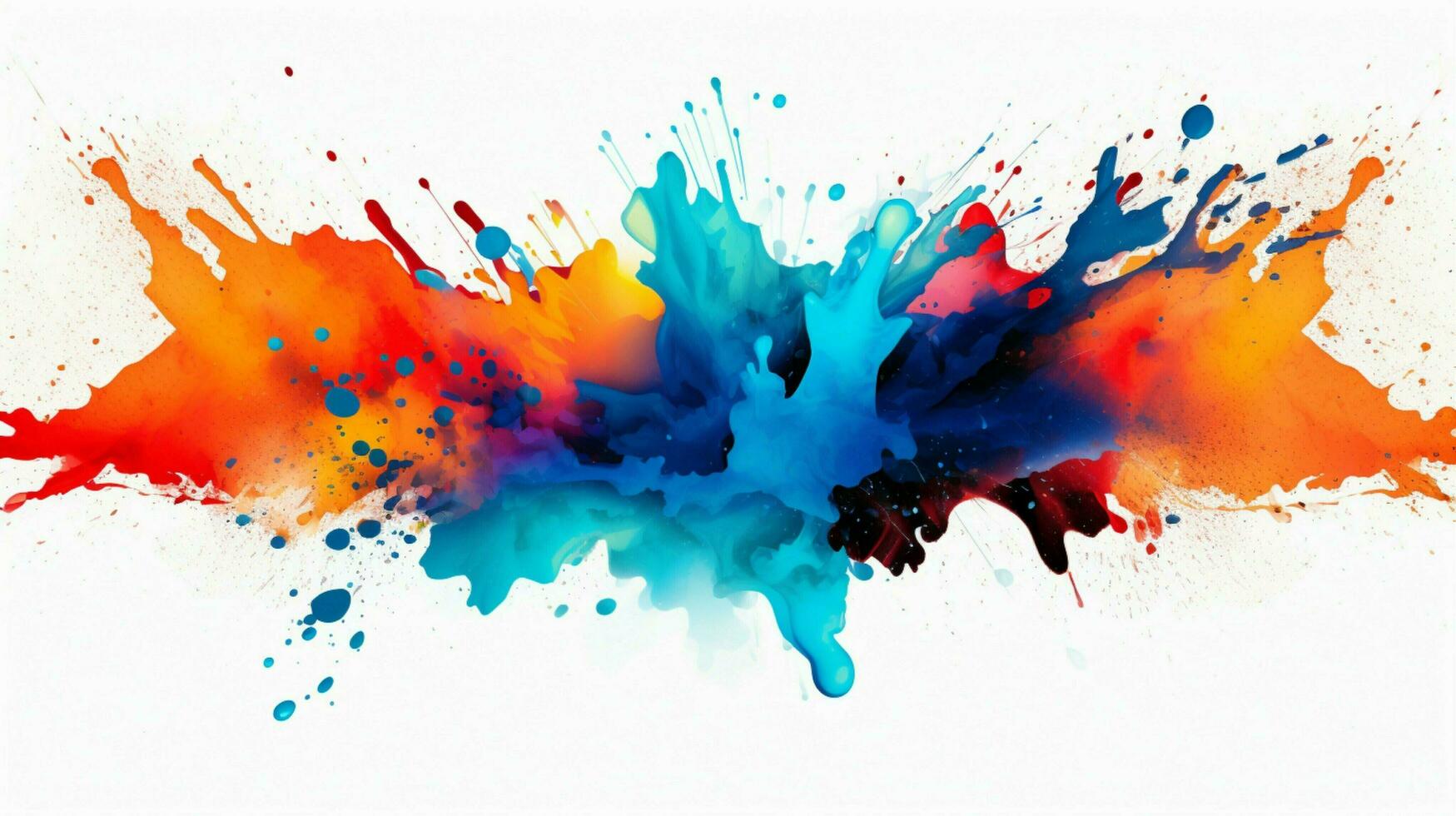 abstract grunge ink design element splashing on background photo