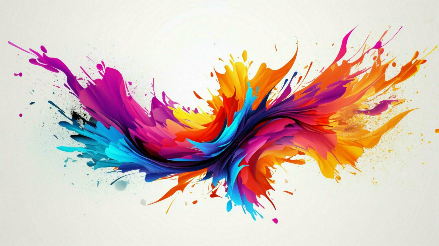 abstract grunge ink design element splashing on background photo