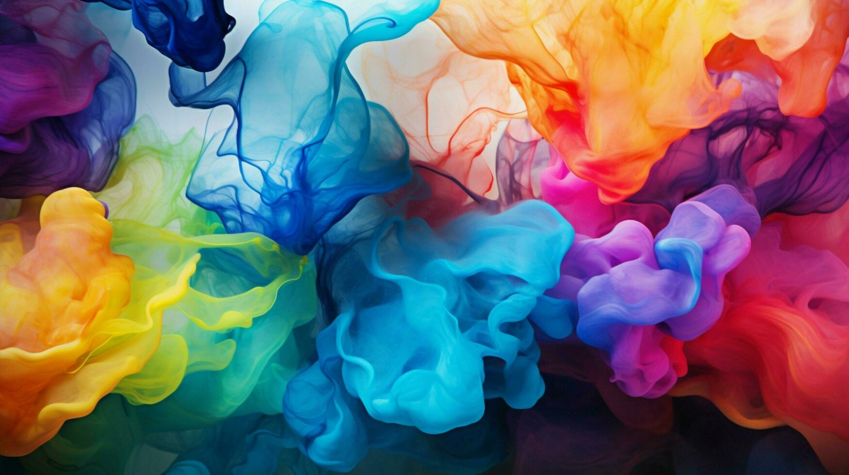 abstract multi colored ink paint backdrop creates artistic photo