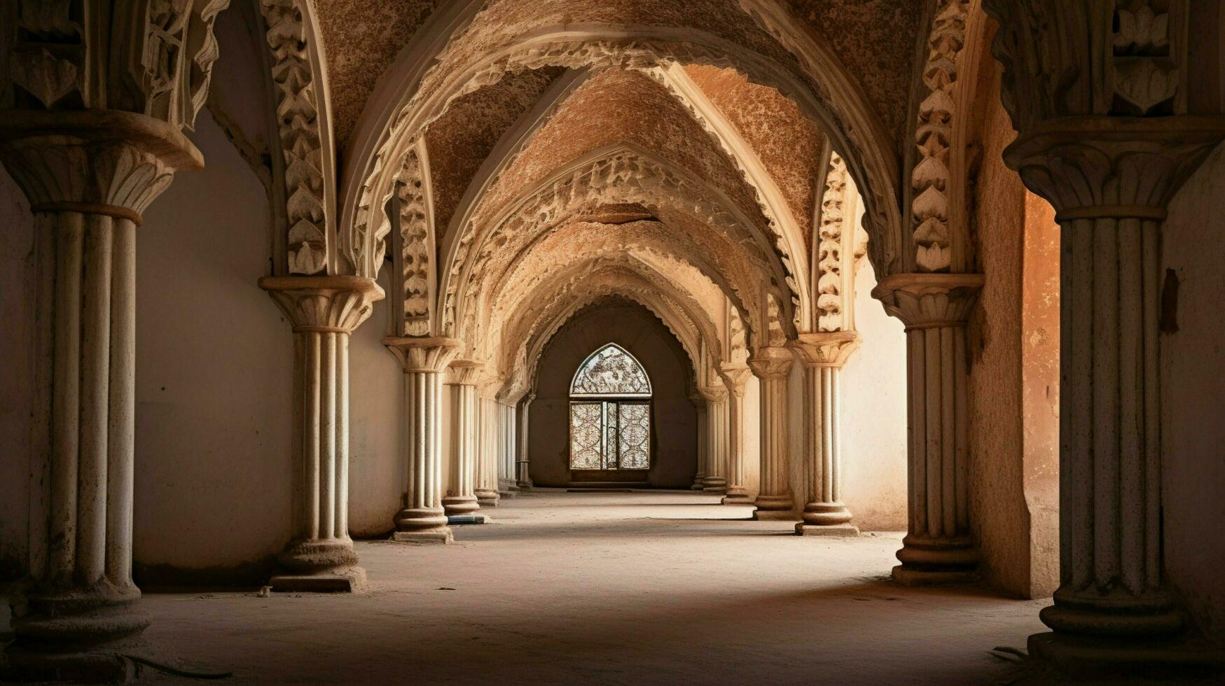 ancient ornamented arches symbolize religious spirituality 32934284