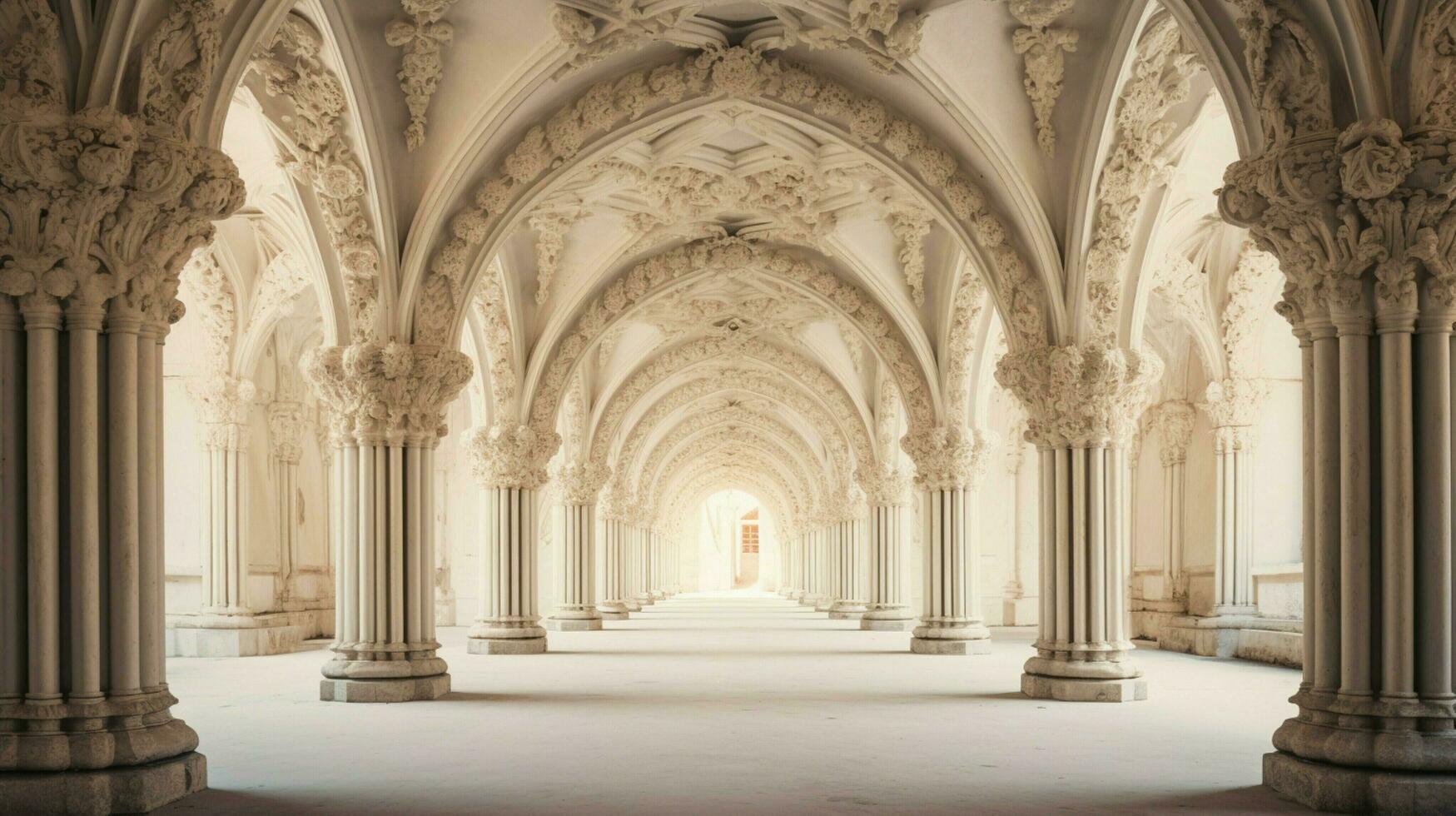 ancient ornamented arches symbolize religious spirituality 32934291