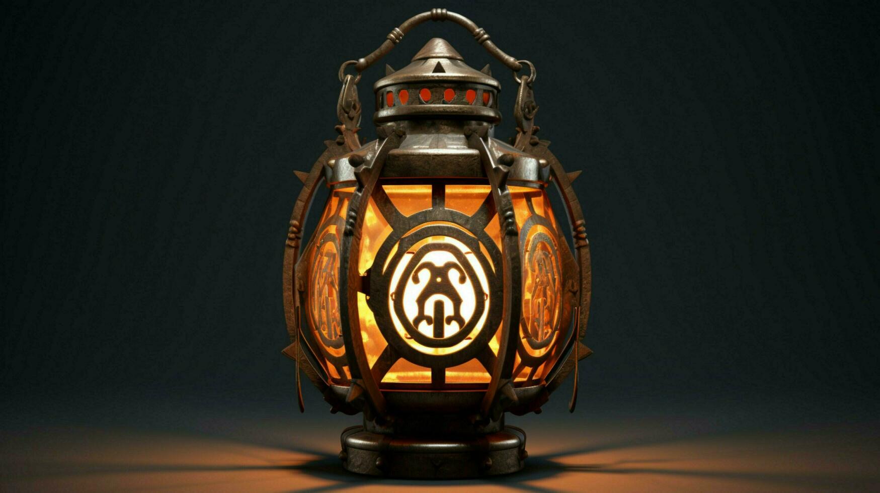 antique lantern illuminated symbol of indigenous culture photo