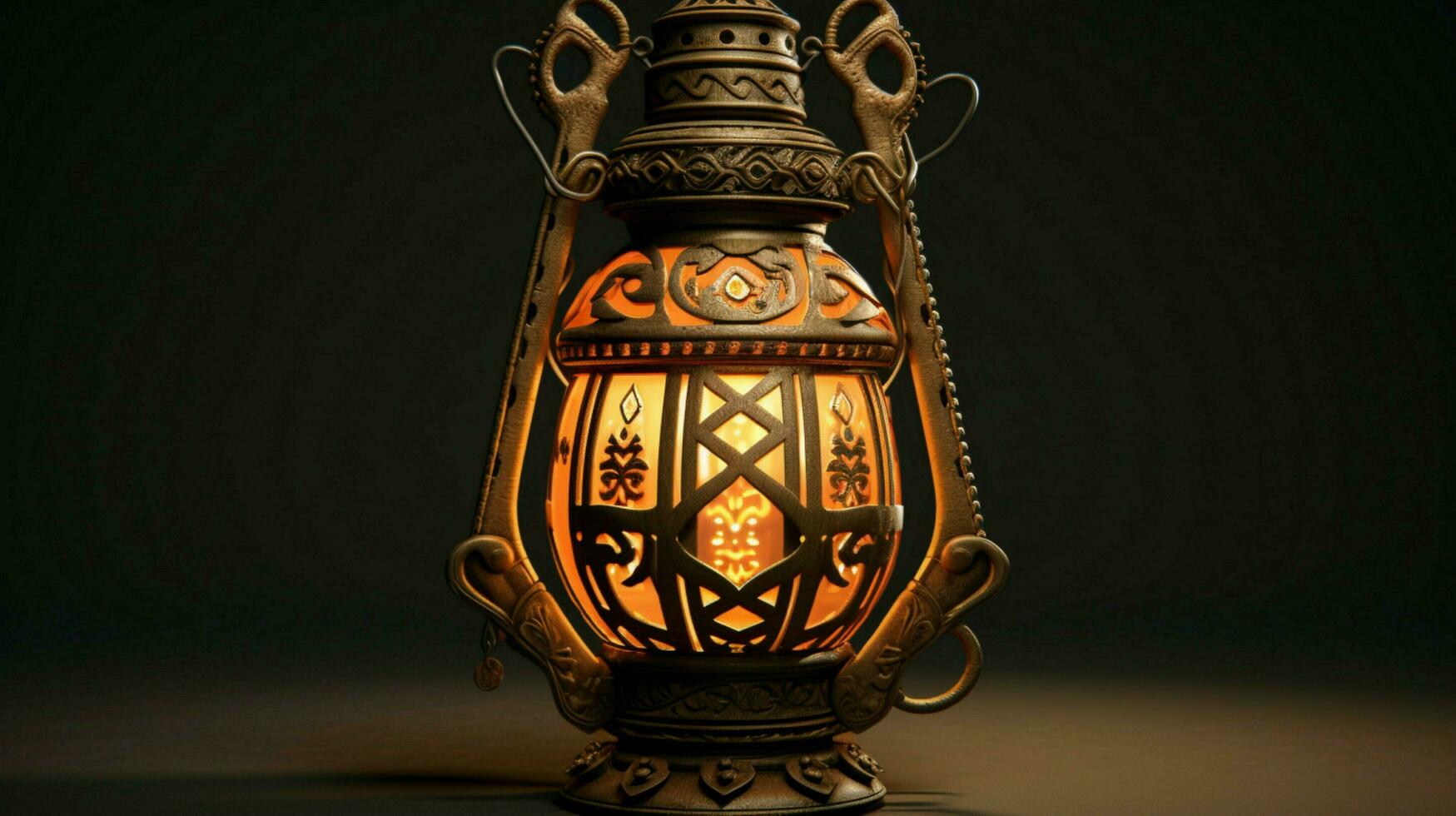 antique lantern illuminated symbol of indigenous culture photo