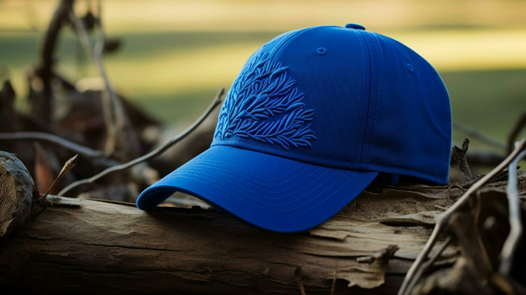 azul béisbol gorra simboliza moderno Deportes Moda foto