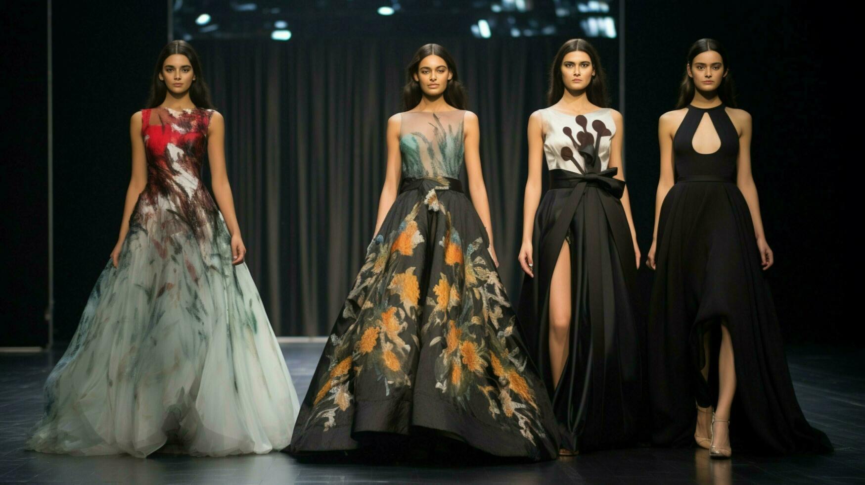 design professional showcases elegant fashion collection photo