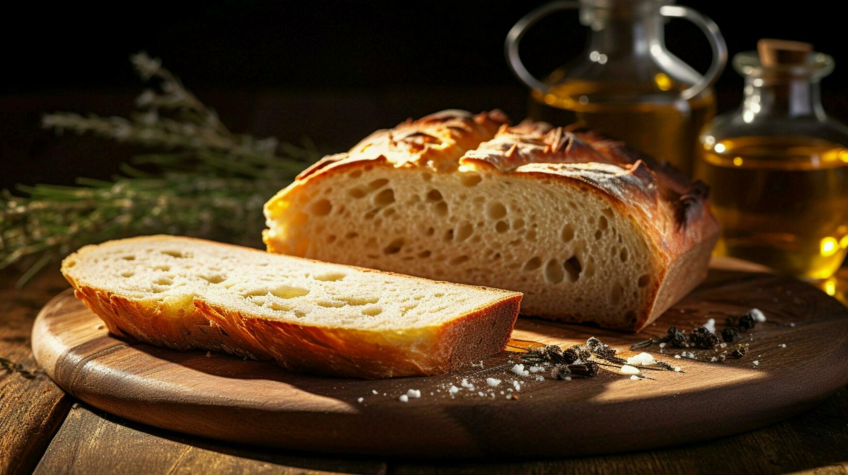 freshness and gourmet meal on a wooden table close up photo