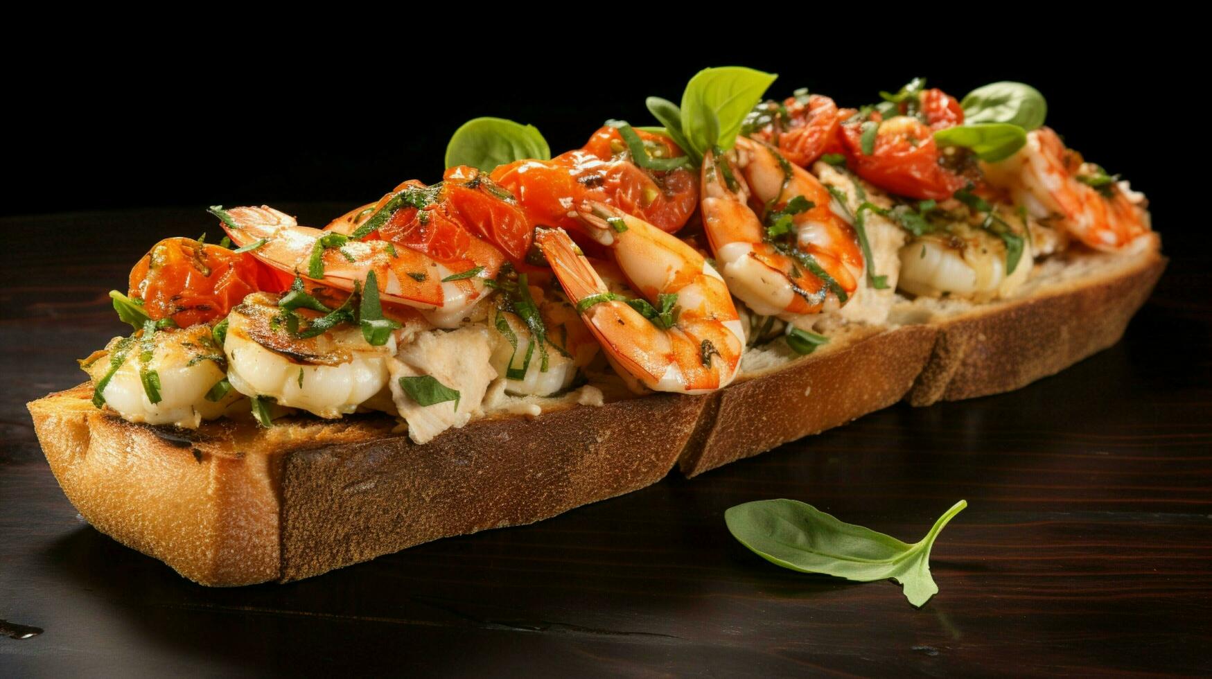 freshness and gourmet meal slice of grilled seafood photo