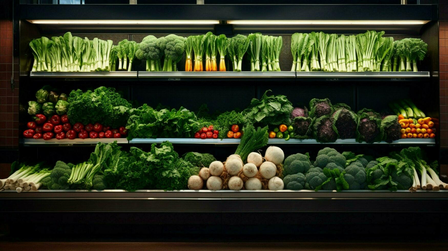 frescura y variedad de orgánico vegetales en un sano foto