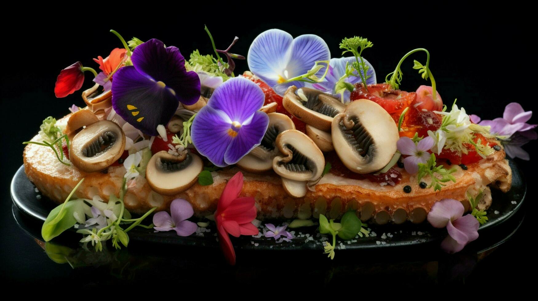 frescura en un plato gastrónomo ensalada sano emparedado Organo foto