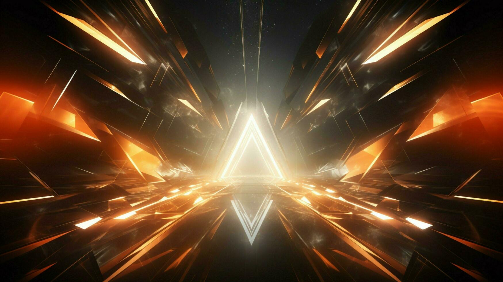 glowing abstract backdrop of futuristic space design photo