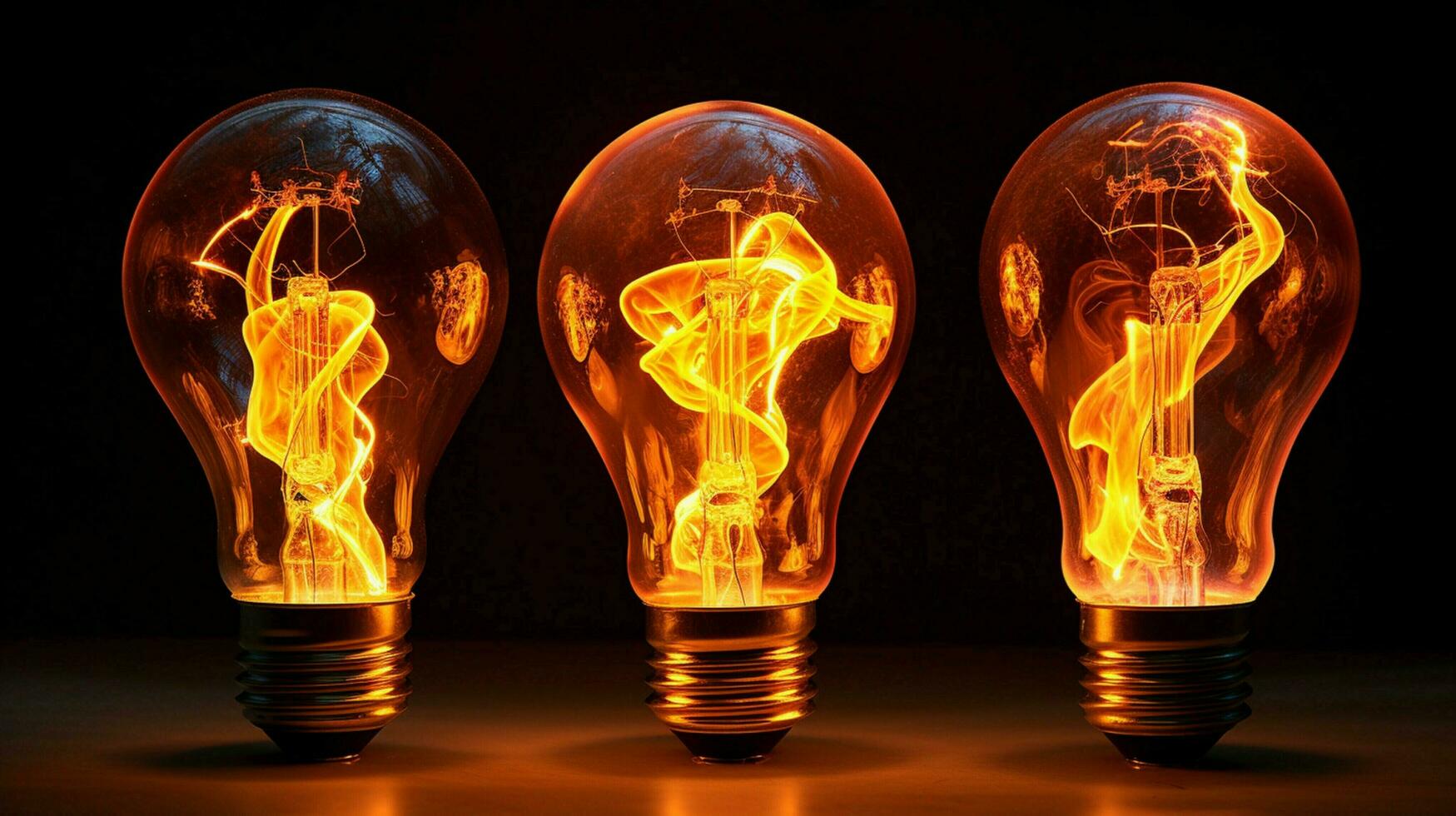 glowing filament ignites ideas for innovative solutions photo