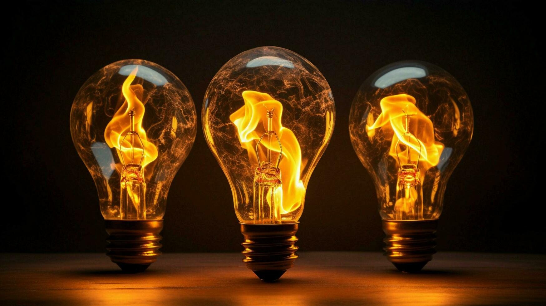 glowing tungsten filament ignites bright ideas photo