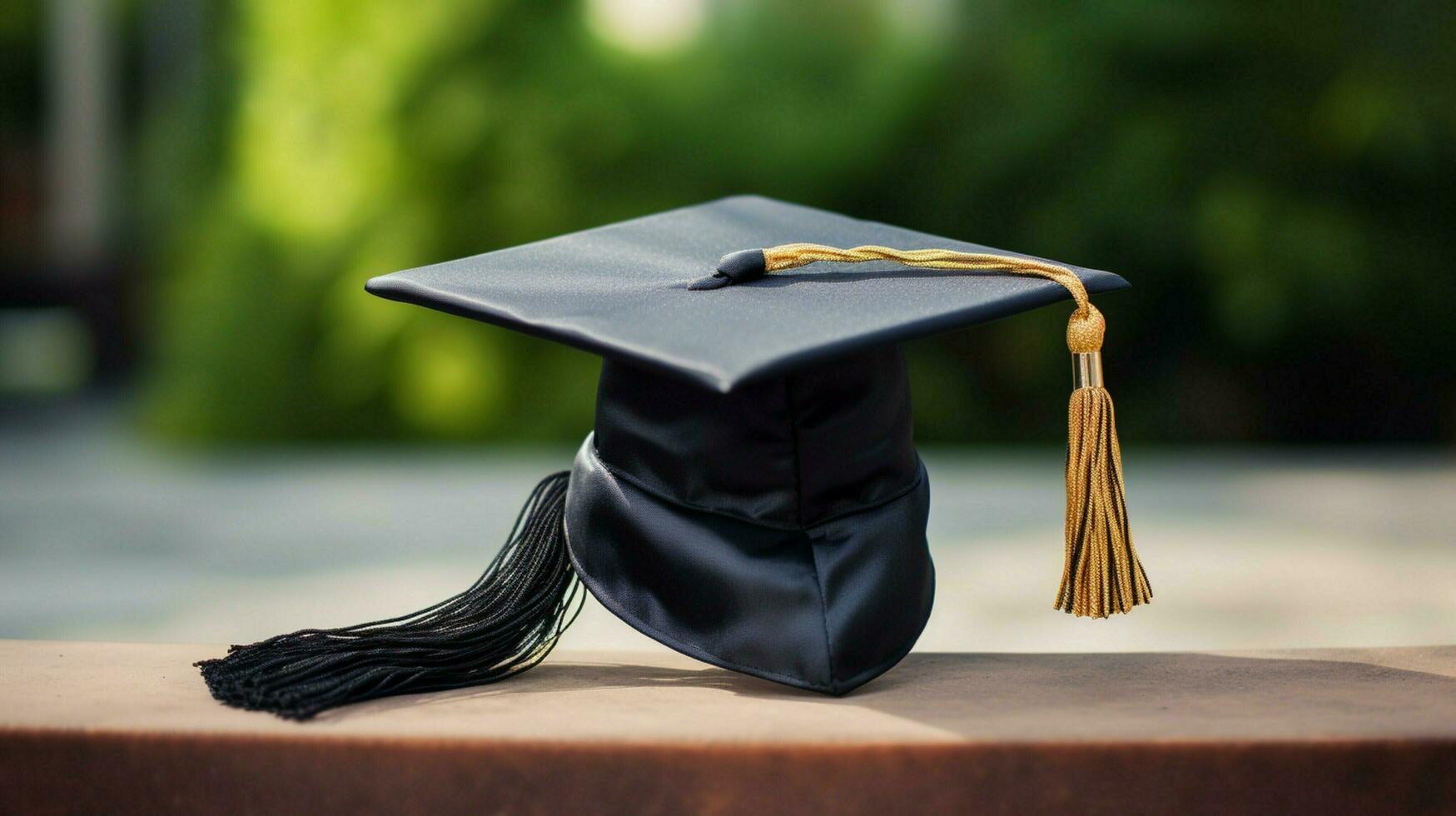 graduation gown cap tassel success achieved photo