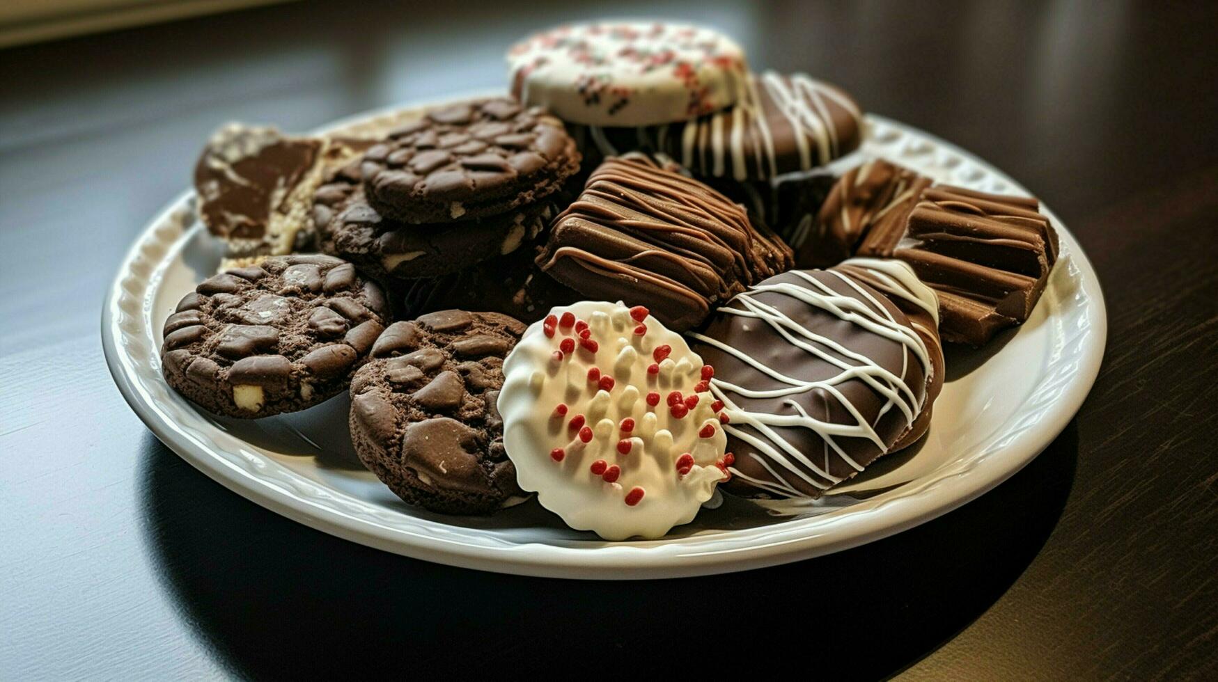 homemade dessert plate sweet treats candy chocolate cooking photo