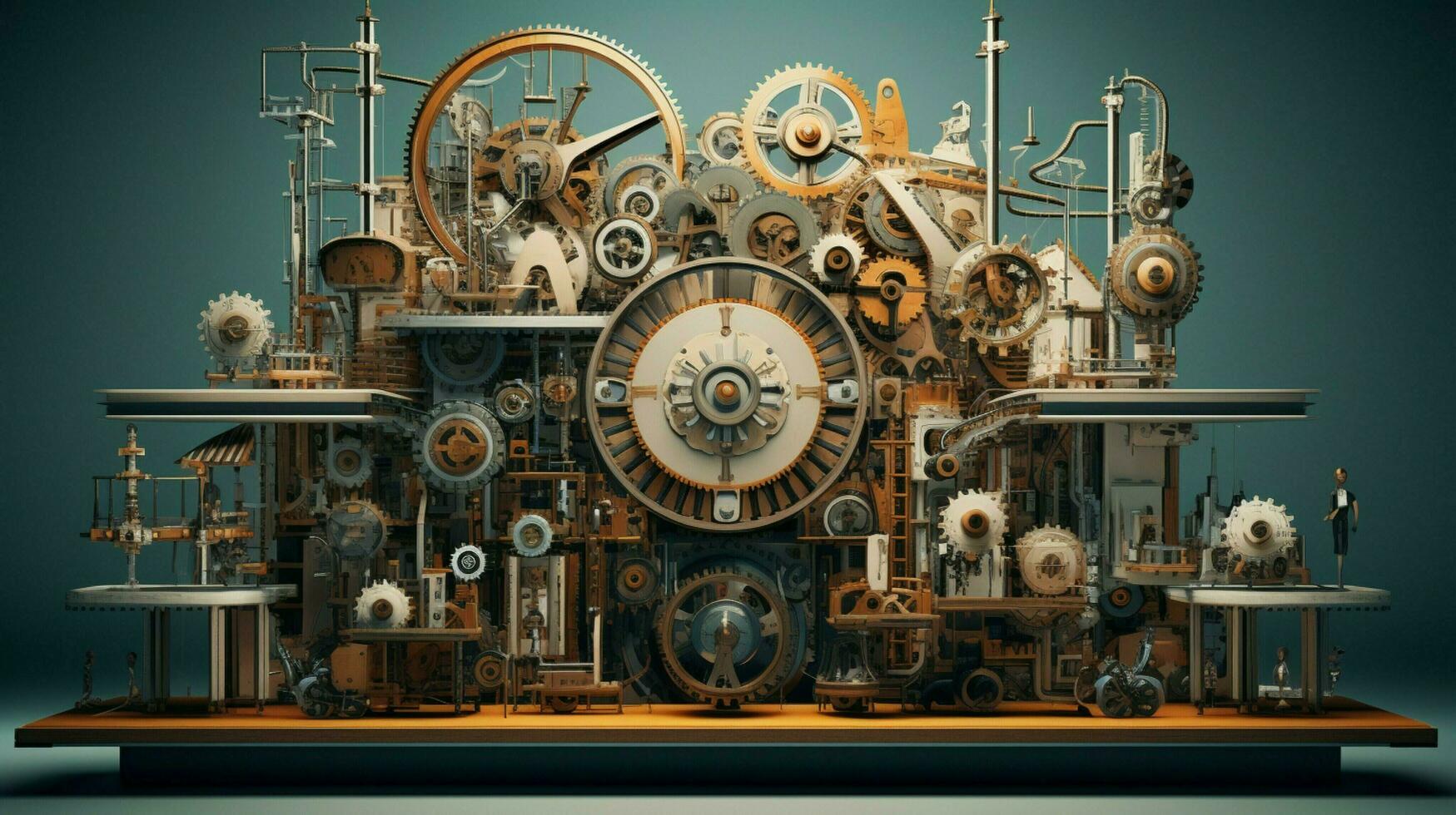 industry machinery works with accuracy and skill photo