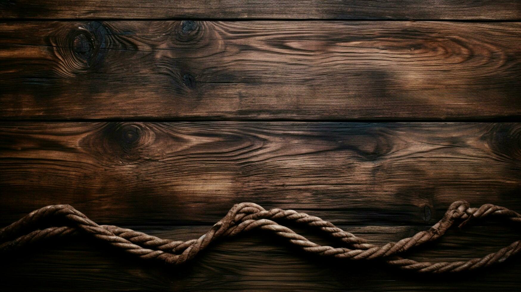 knotted wood plank on dark hardwood flooring photo