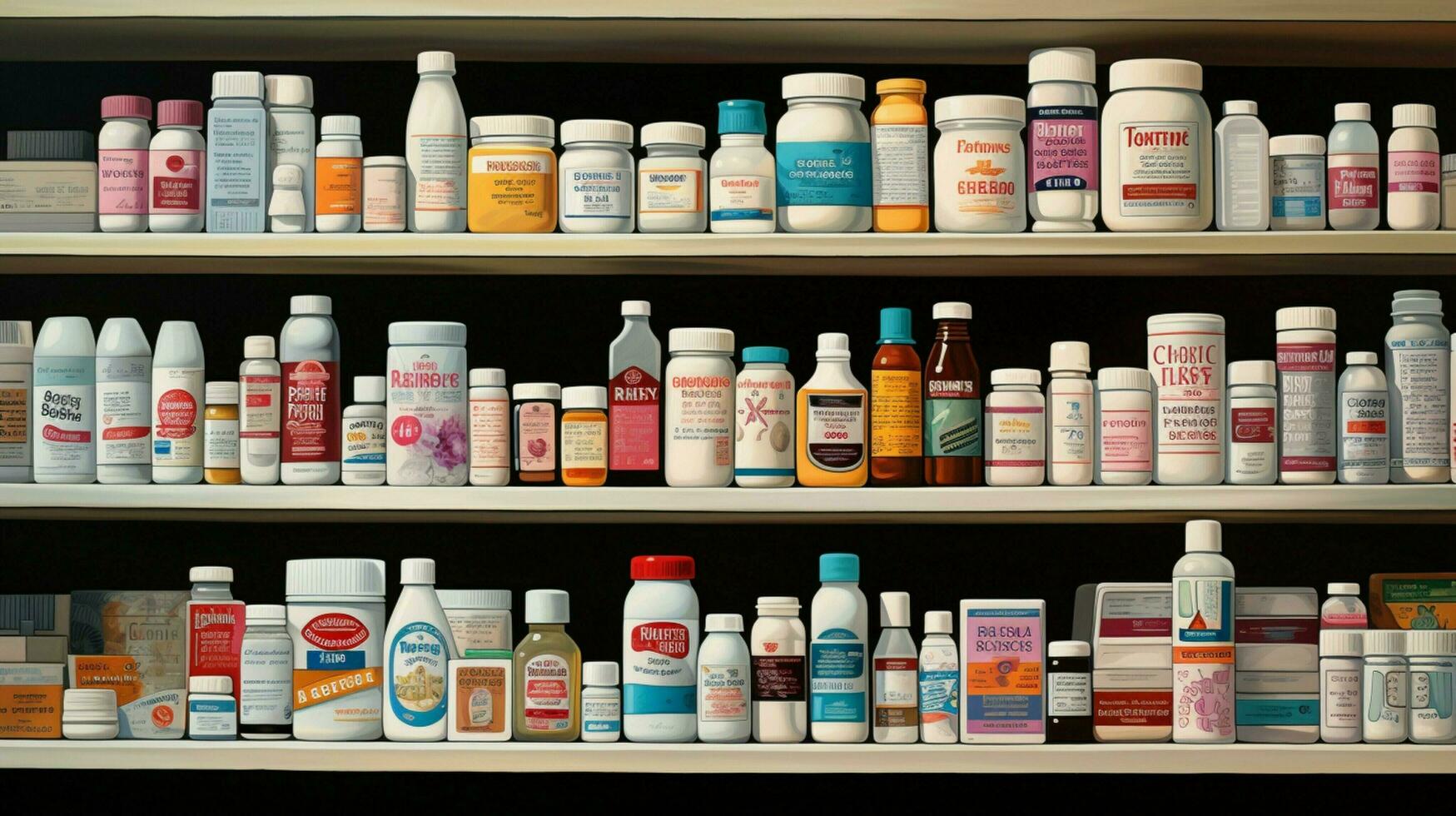 macro dose of medicine spills pharmacist cares photo