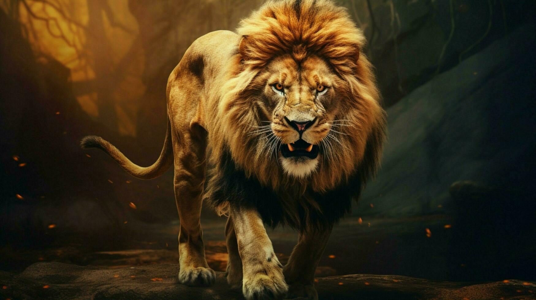 Download Angry Lion Aslan From Narnia Wallpaper