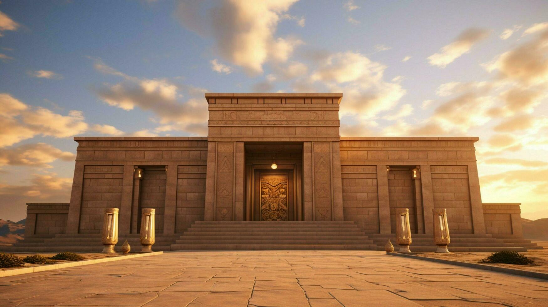 majestic mausoleum of ancient god spiritual journey photo