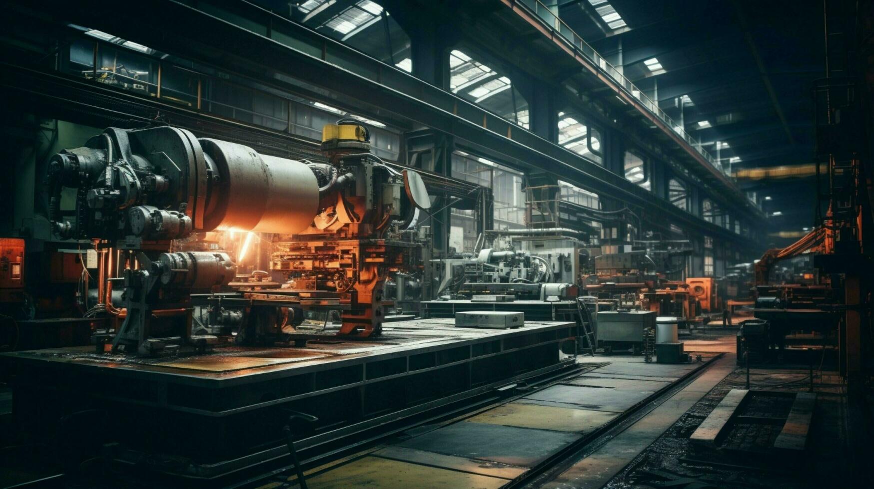 metal industry workshop modern machinery building steel photo