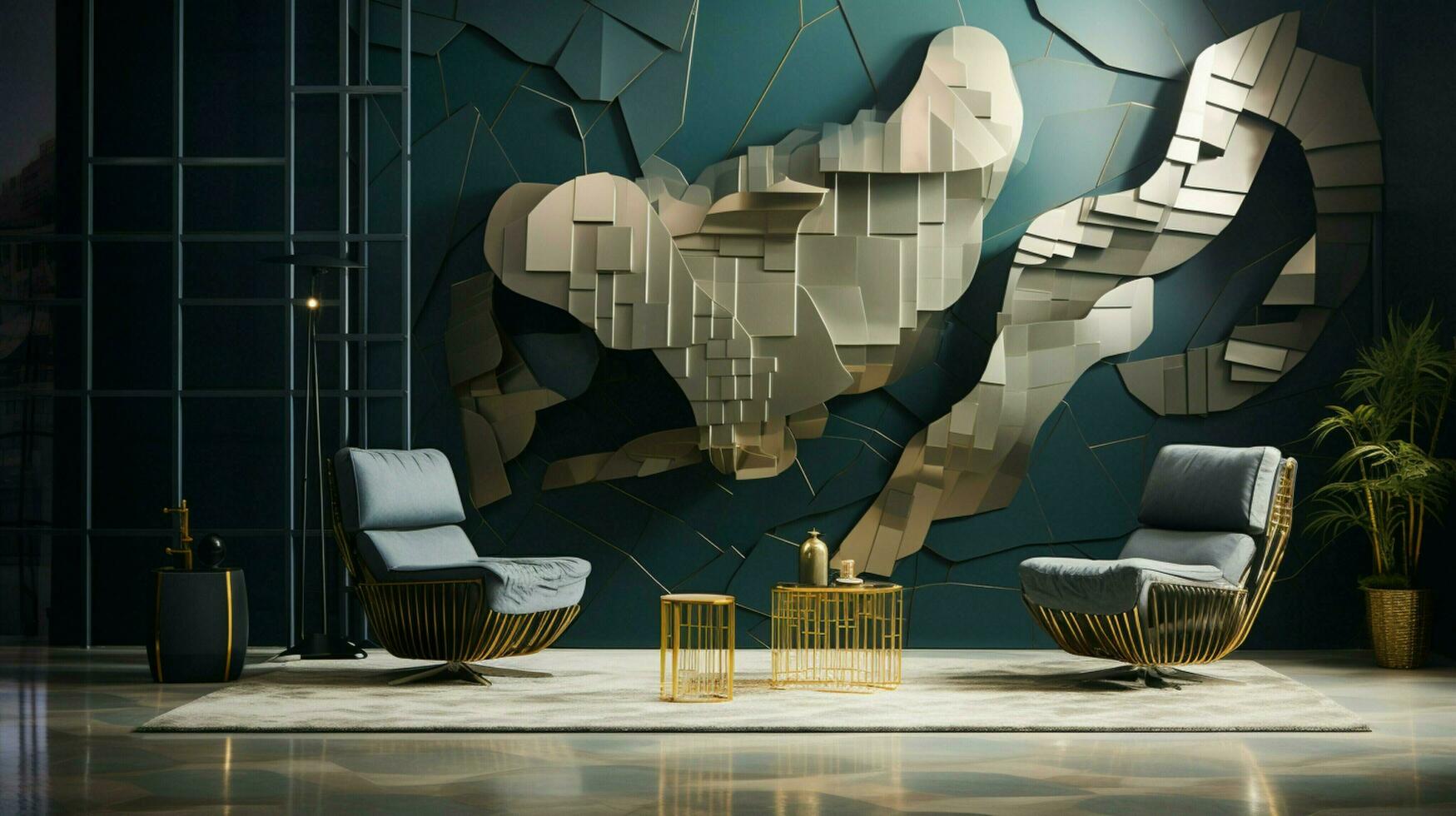 modern backdrop unveils futuristic wallpaper creation photo