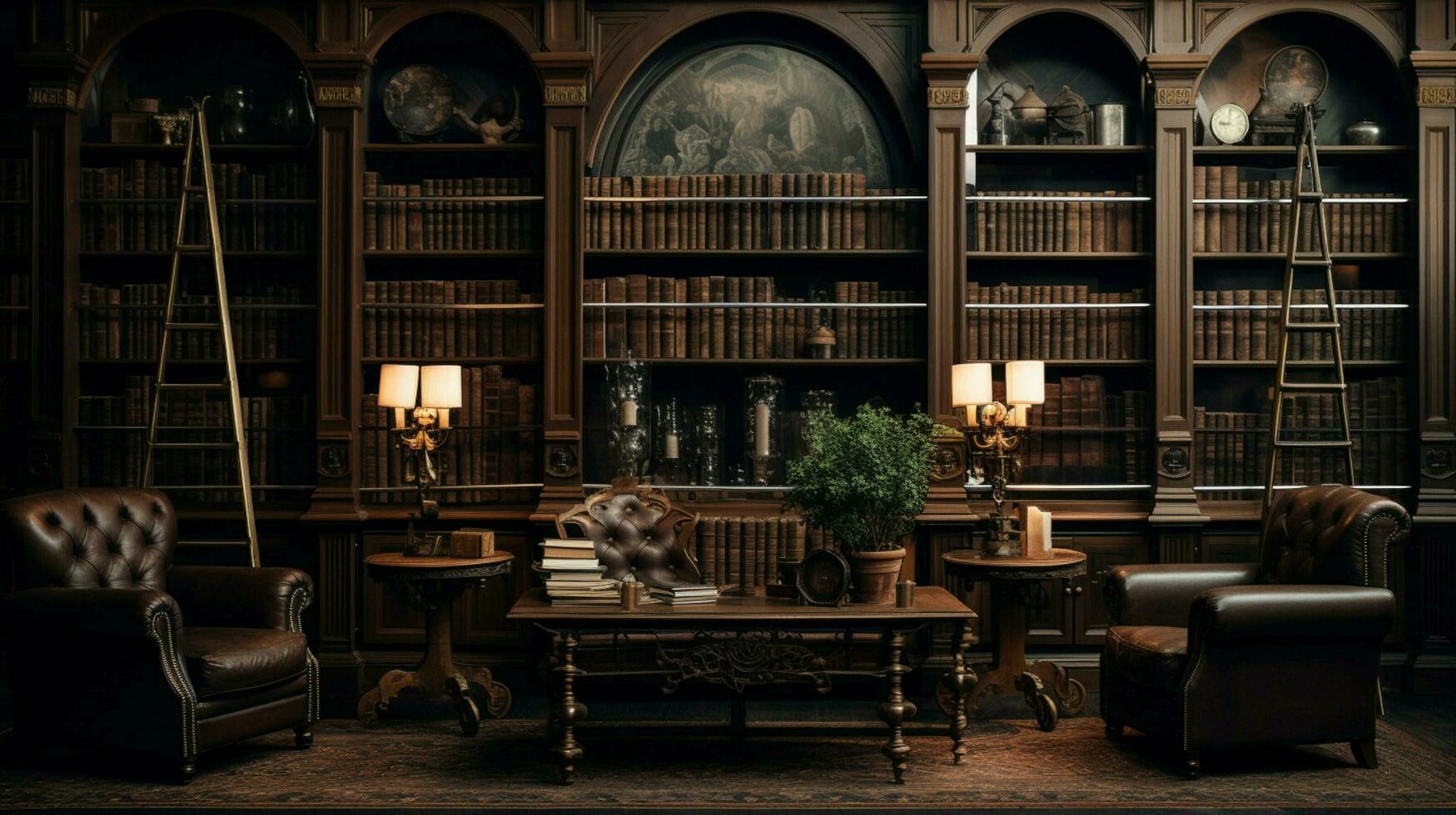 modern library collection literature science and christian photo