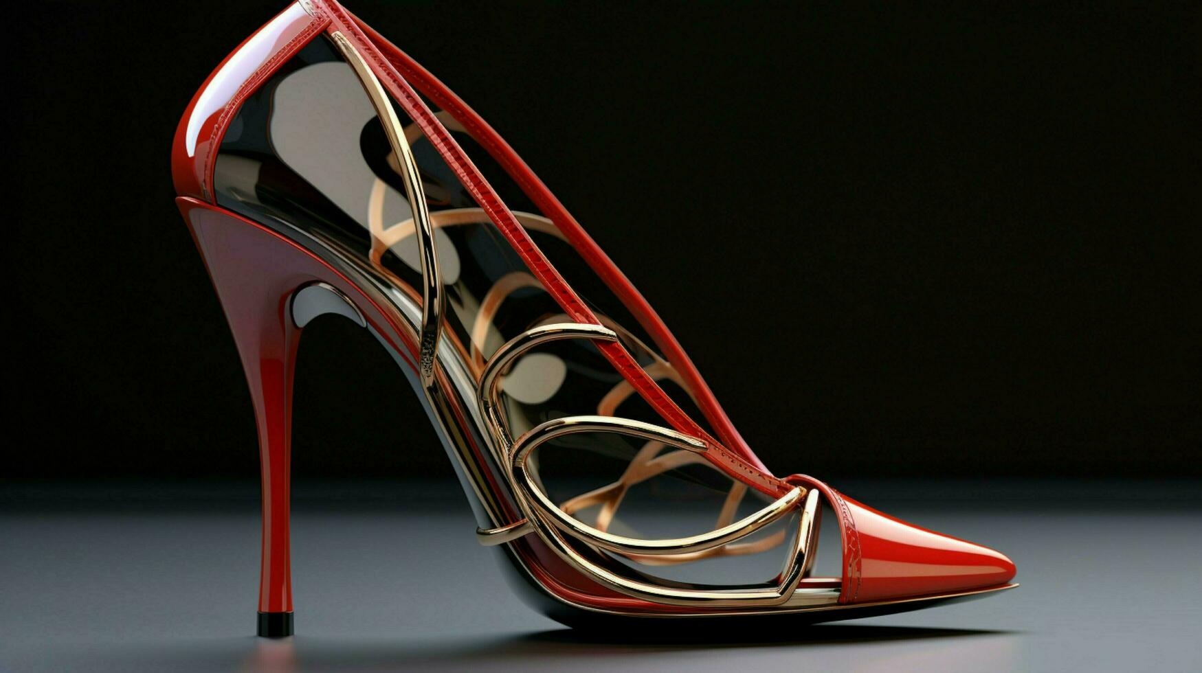 modern women luxury high heel shoes exude elegance photo