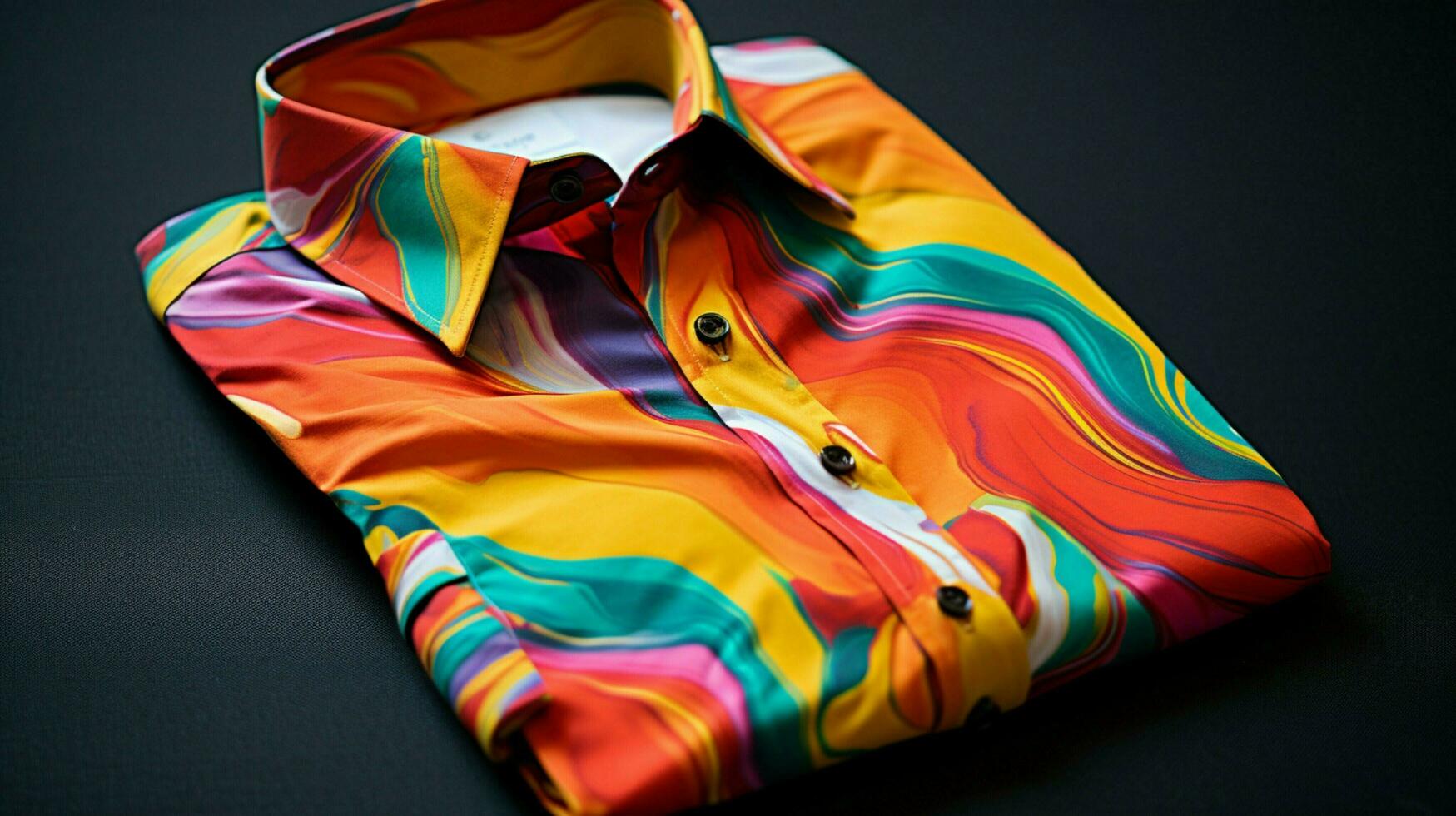 multi colored shirt youth style photo
