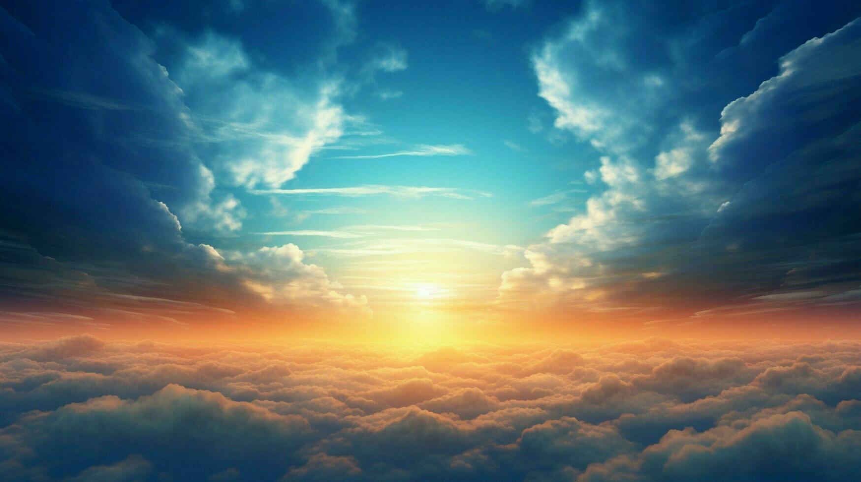 nature beauty in blue sunlight stratosphere sunset sky photo