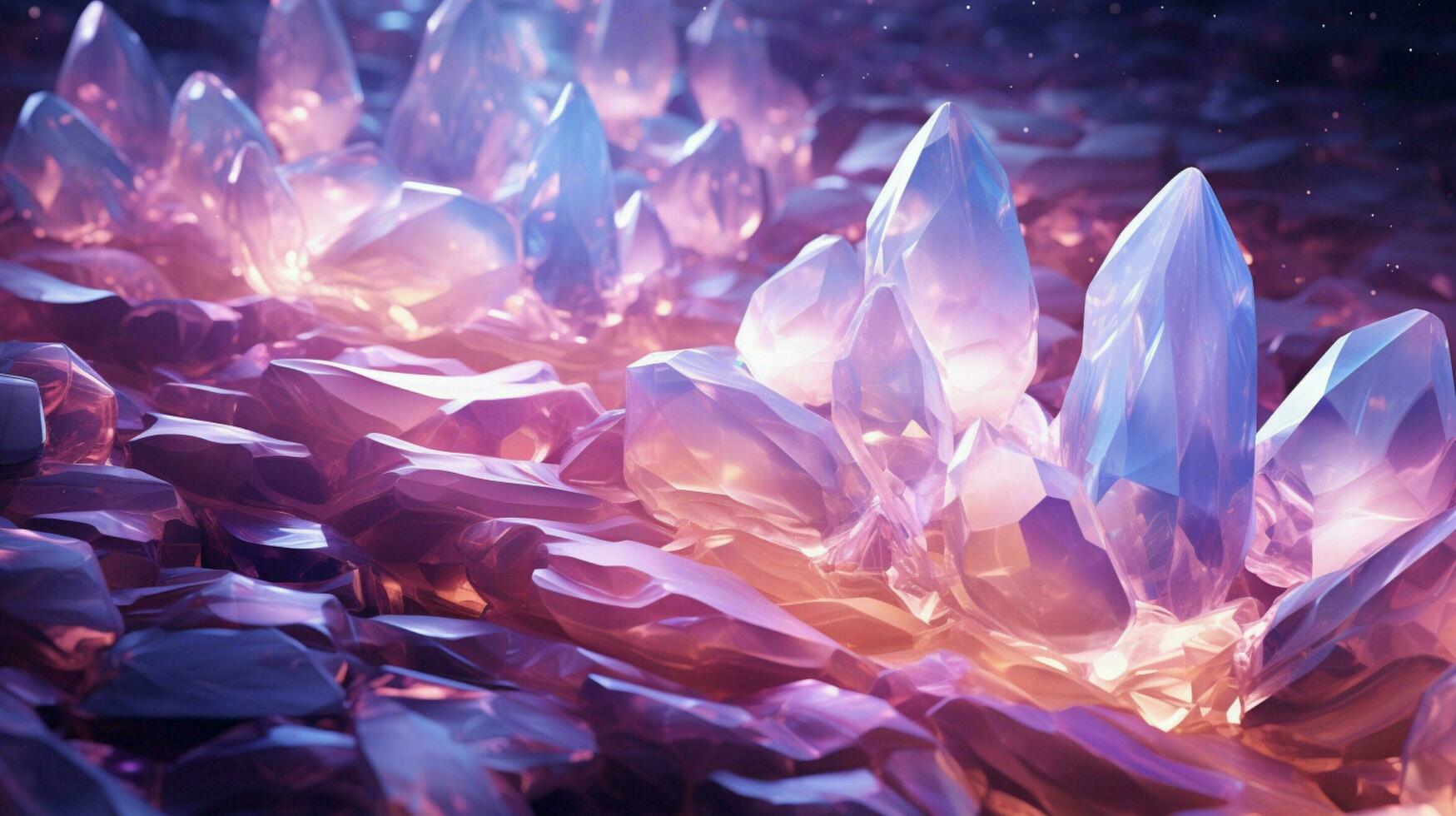 shiny gemstones illuminate nature beauty in abstract pattern photo