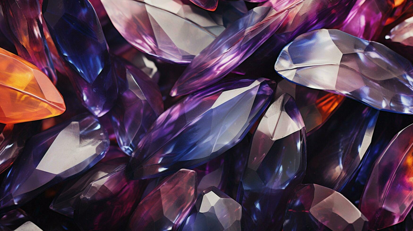 shiny gemstones illuminate nature beauty in abstract pattern photo