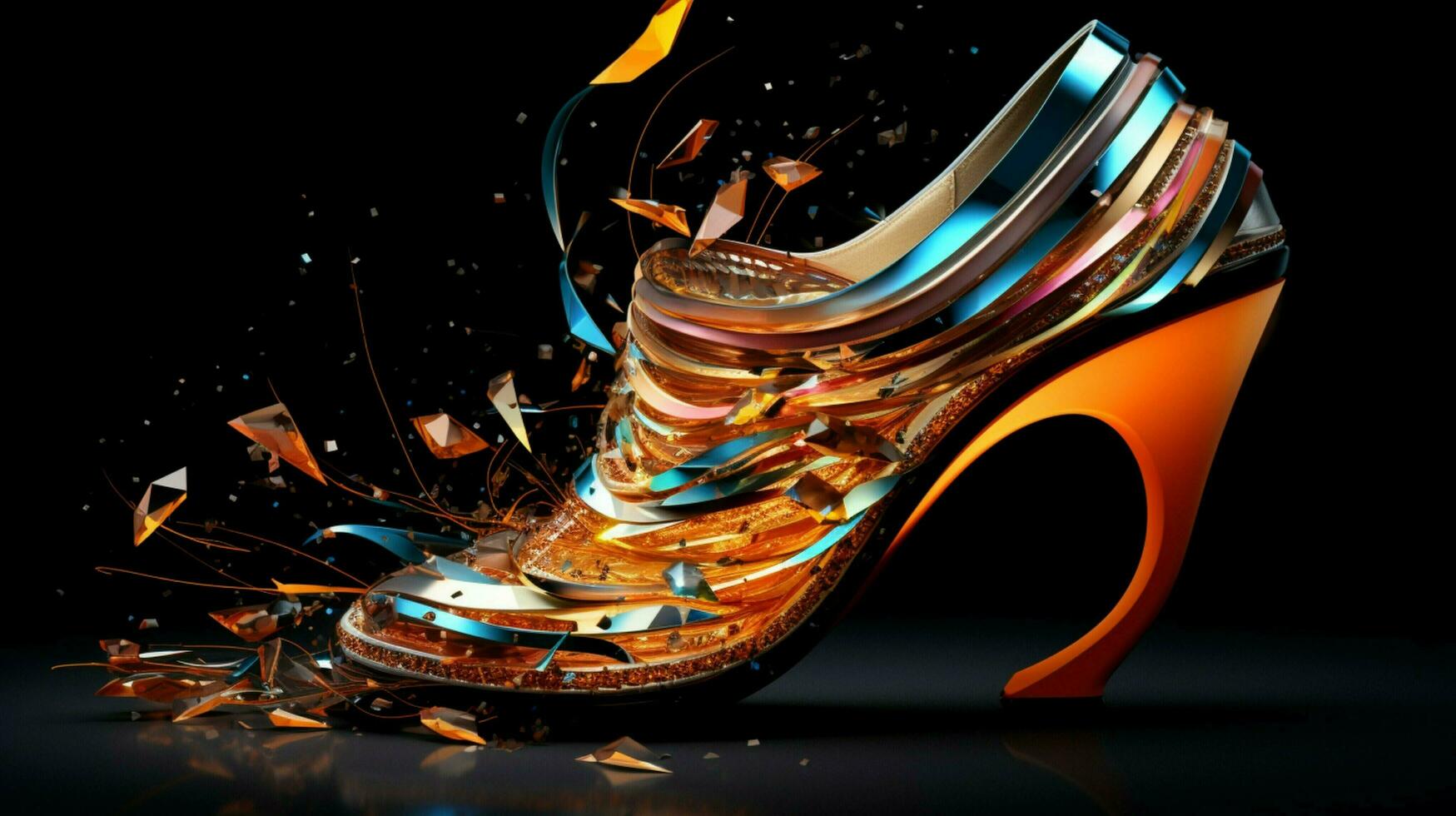 shoe elegance symbol modern computer graphic motion nature photo