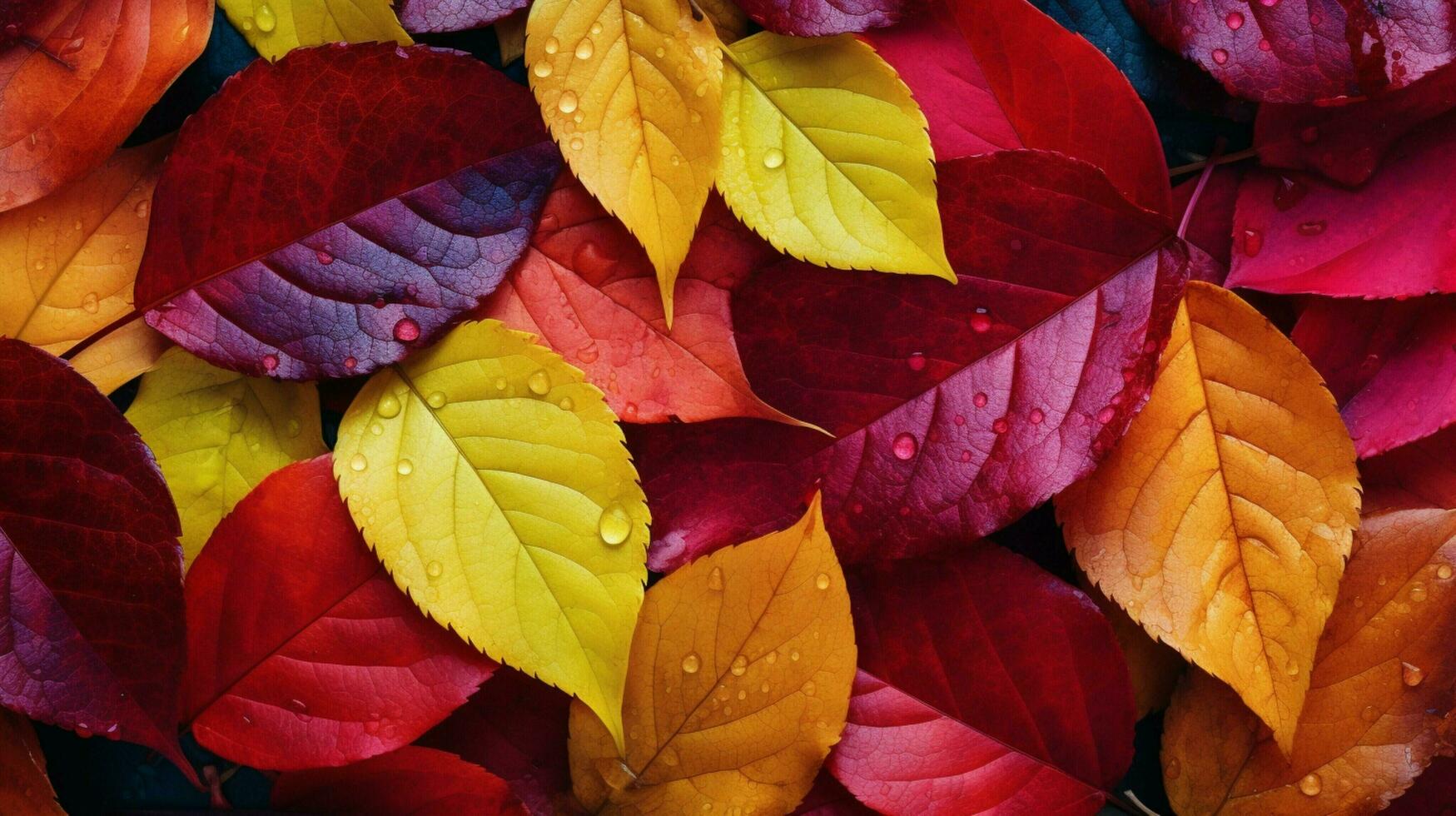 vibrant autumn leaves backdrop nature beautiful creativity photo