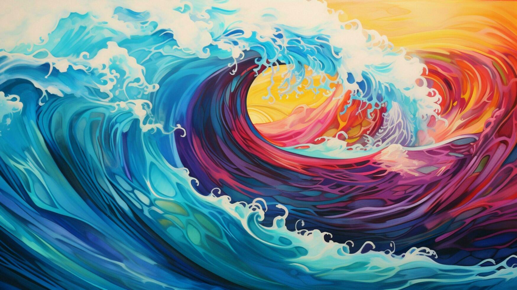 Vibrant Colors In Water Create Abstract Wave Pattern 32948115 Stock vibrant-colors-in-a-row-at-spice-stall-generated-by-ai-24715578-stock