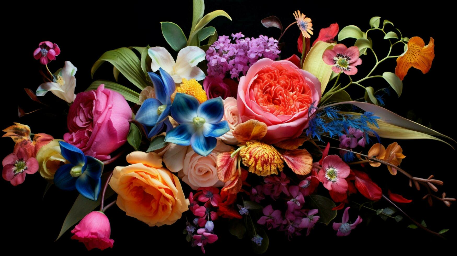 vibrant floral bouquet showcases beauty in nature fragilie photo