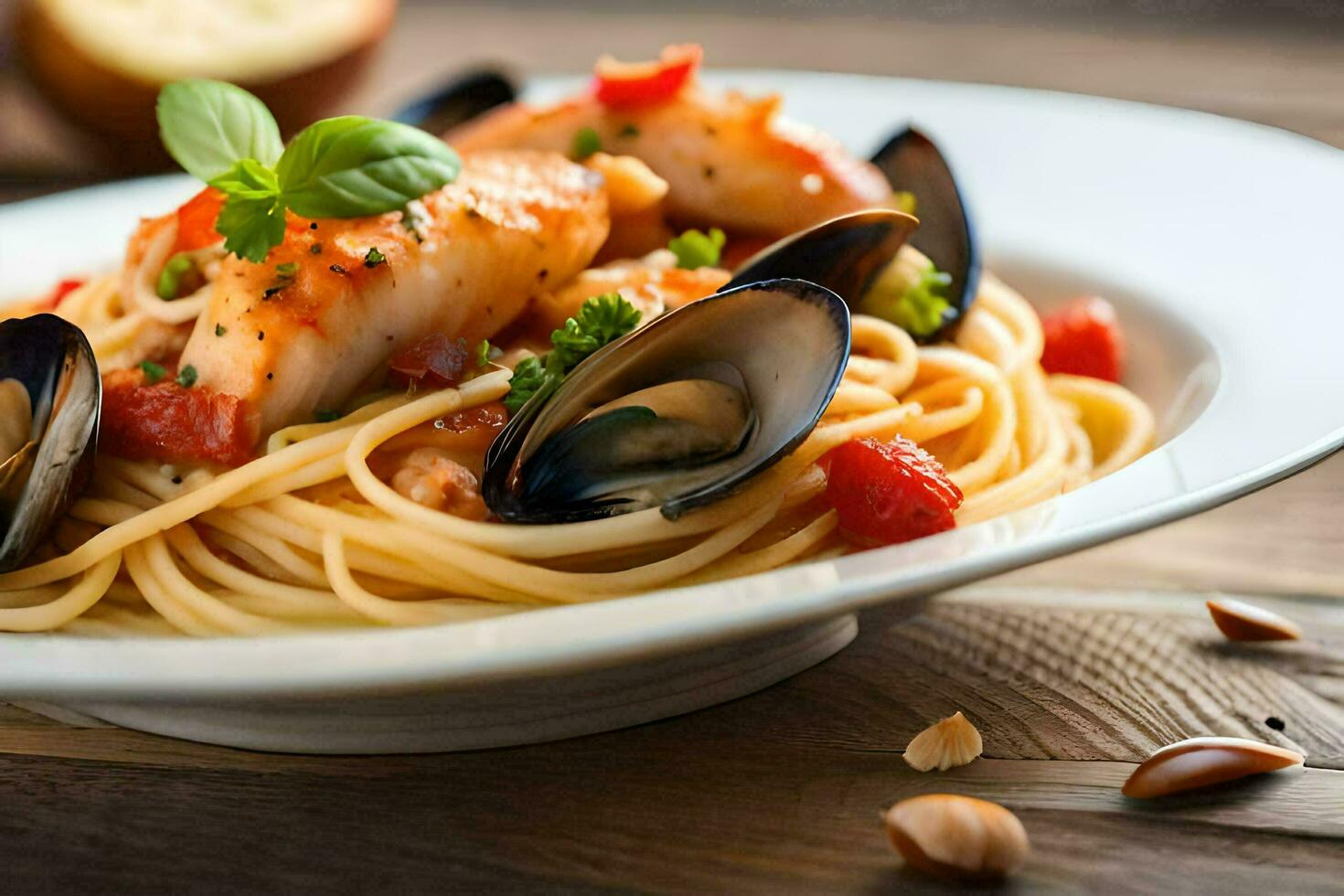 the best seafood pasta recipes. AI-Generated photo